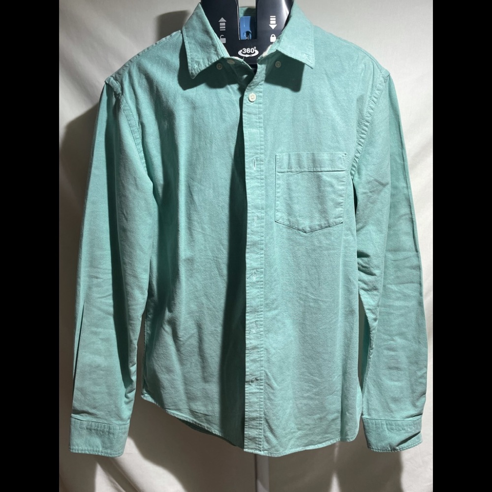 Old Navy Slim Fit M Light Green Long Sleeve